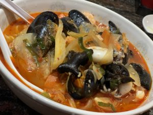 沸騰ワード10で紹介された韓国風激辛ちゃんぽんに挑む。。。