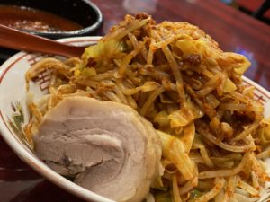 【激辛家系】男気MAXつけ麺！ニンニク増し増し！辛さ増し増し！