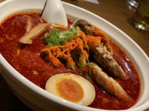 【茨城ラーメン】体中が激辛！竜田揚げ入りデビルドラゴンラーメンで火を吹く！【Hot ramen】