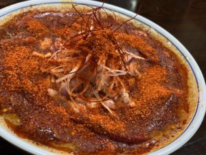 長野県の人気ラーメン屋『気むずかし家』の『激辛麻婆麺 赤龍王』にチャレンジ！